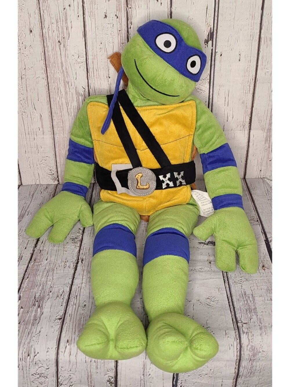 24" 2023 Teenage Mutant Ninja Turtles Mutant Mayhem Plush Leonardo Swords Large